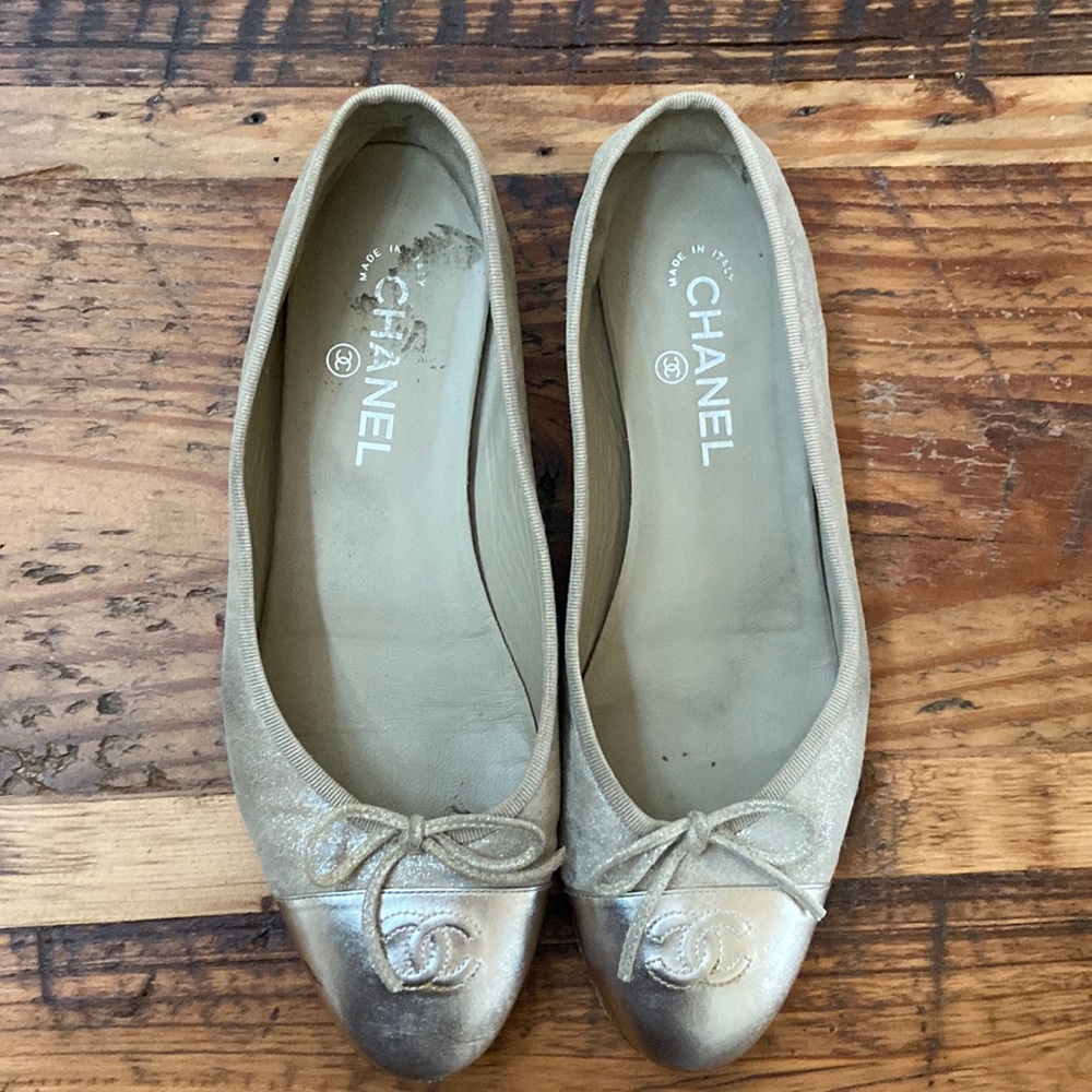 Chanel Lambskin Ballet Flats